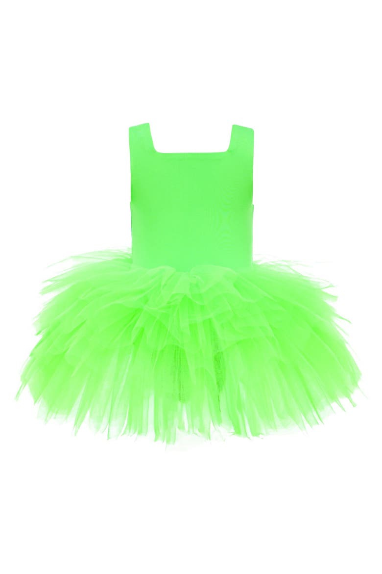 Neon Tutu Dress, Alternate, color, Green