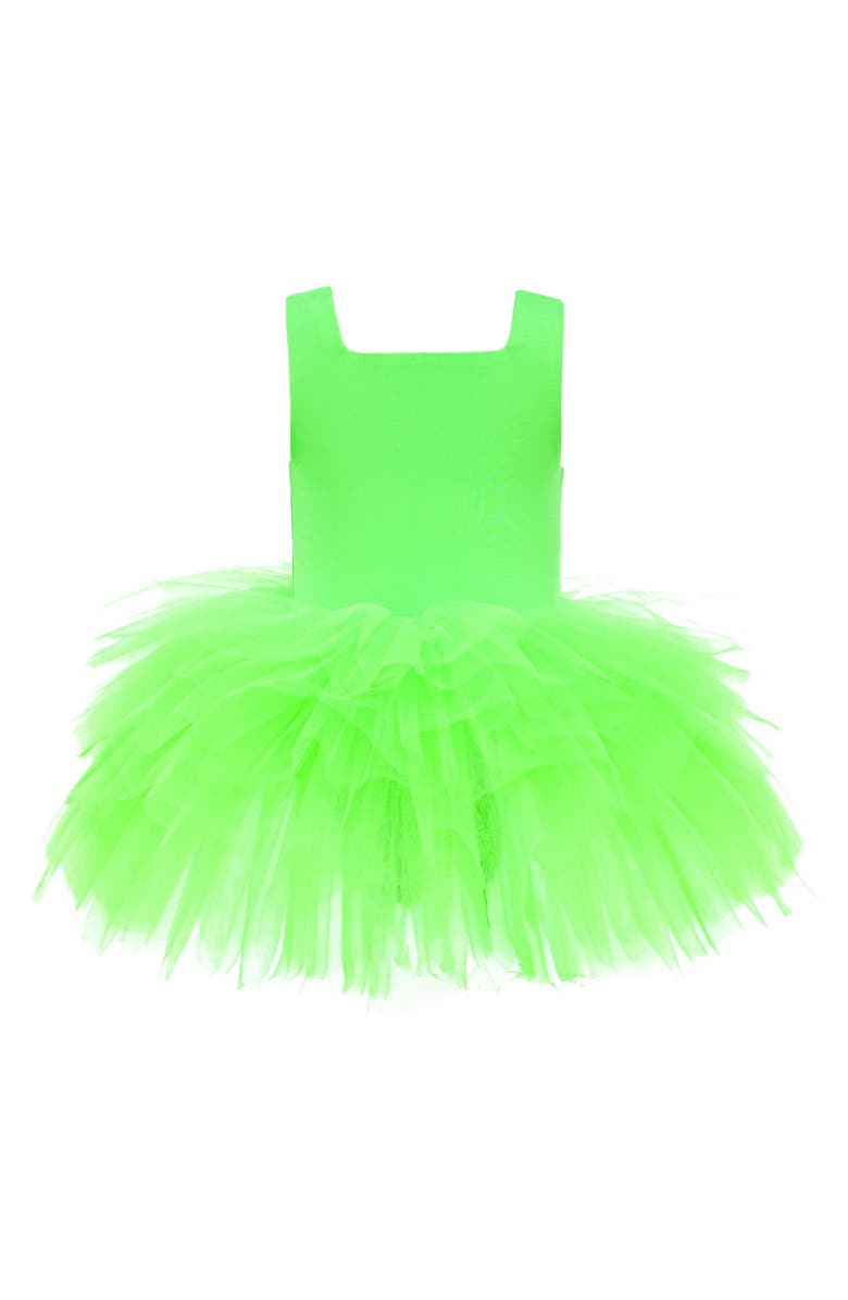 Mimi Tutu Neon Tutu Dress, Alternate, color, Green