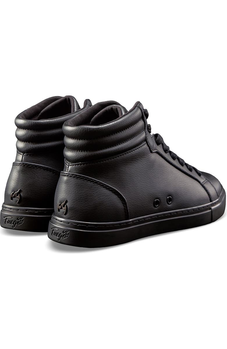 Fuego Men's High-top Sneaker, Alternate, color, All-Black