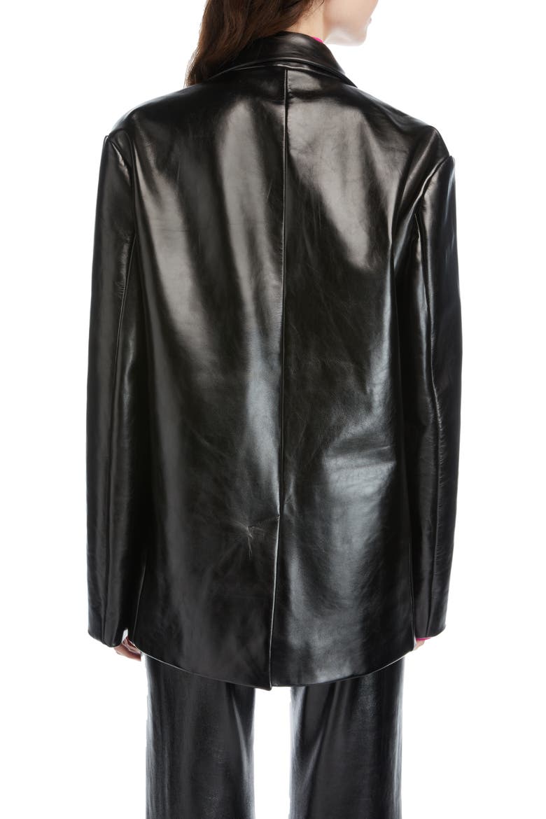 Lepage Leather Suit Jacket, Alternate, color, BLACK