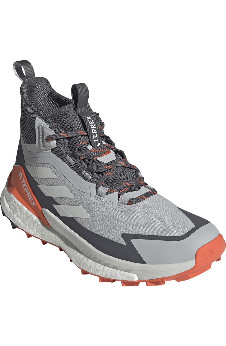 adidas Terrex Free Hiker 2.0 Gore-Tex<sup>®</sup> Waterproof Hiking Shoe, Main, color, Grey/ Grey/ Grey