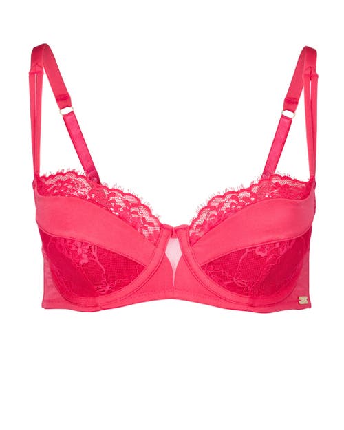 Adore Me Leigha Contour Balconette Bra In Dark Pink