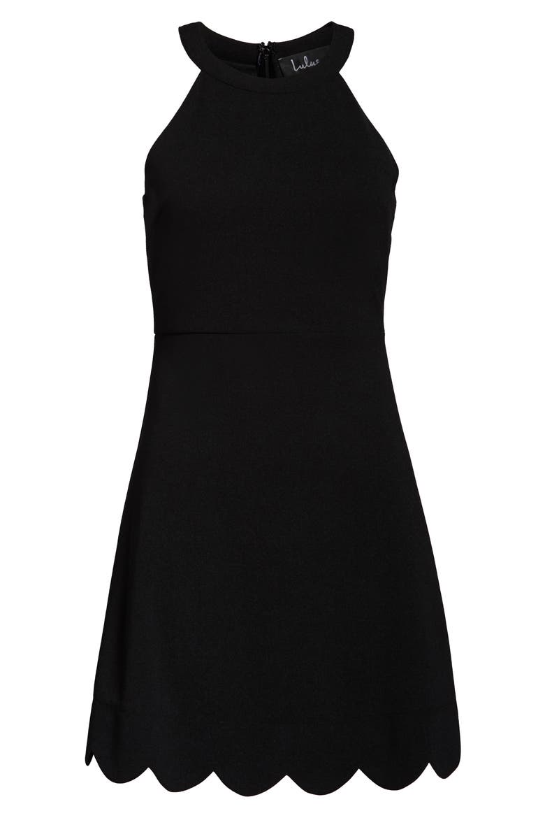 Mamacita Halter Minidress, Alternate, color, BLACK