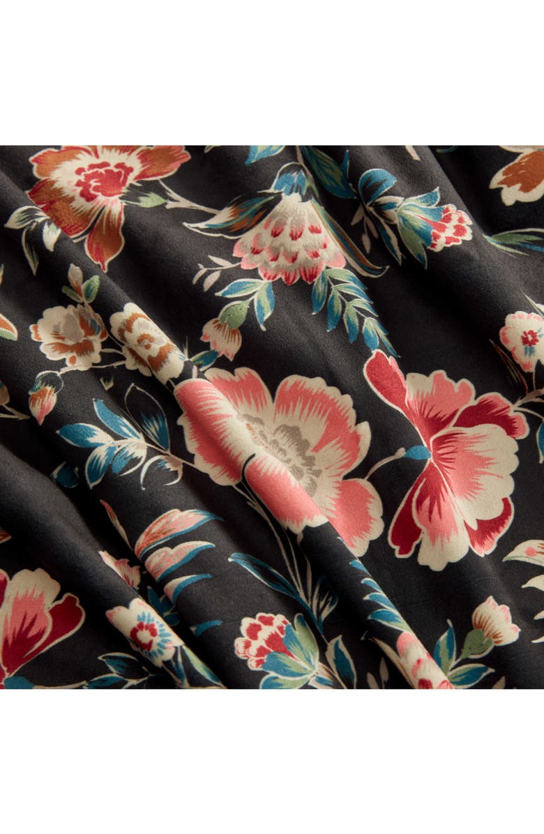 Jessica Simpson Arcadian Duvet Set, Alternate, color, Black