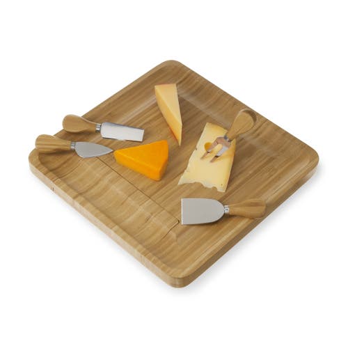 Twine Cheese Board And Knife Set In Natural