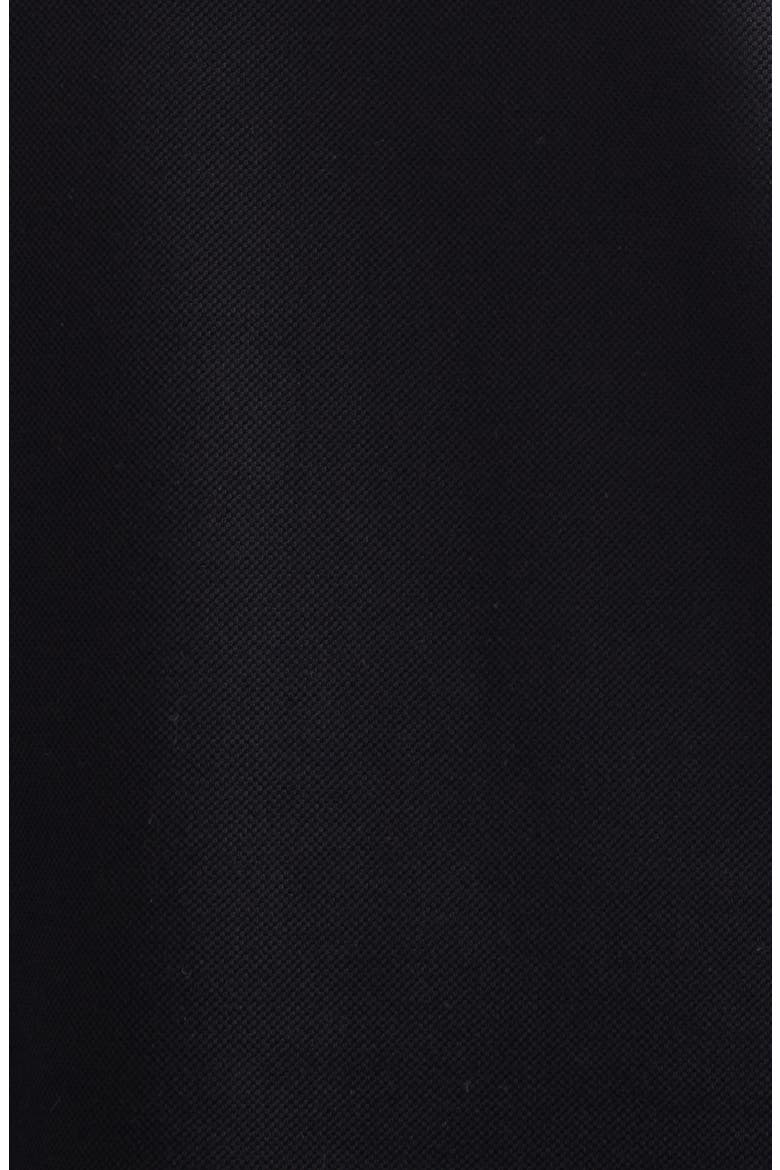 Cassandre Embroidered Cotton Piqué Minidress, Alternate, color, NOIR