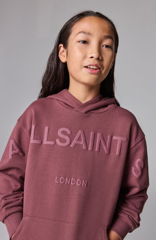 Smallsaints By Allsaints Kids' Oversize Logo Graphic Hoodie In Brown