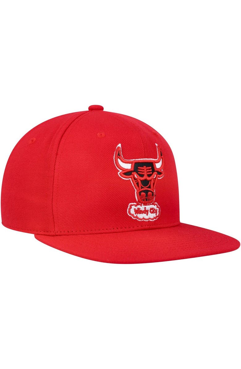 Mitchell & Ness Men's Mitchell & Ness Red Chicago Bulls Hardwood Classics MVP Team Ground 2.0 Fitted Hat, Alternate, color, 