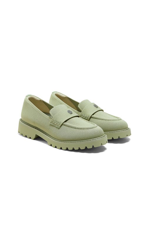 Vivaia Round-toe Platform Chunky Heel Loafers