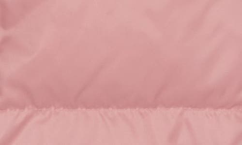 Moncler Quilted Down Hooded Scarf In Pink