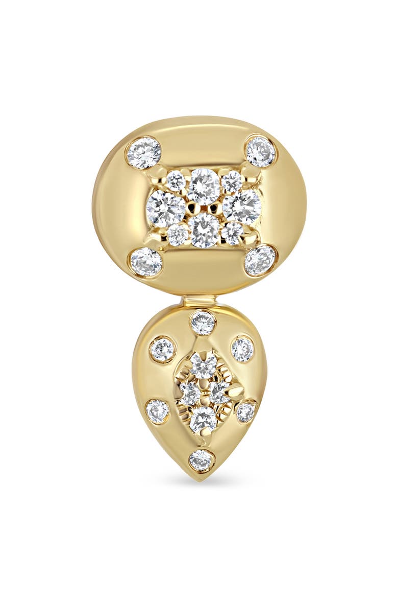 Mika Diamond Stud Earrings, Alternate, color, 18K YELLOW GOLD