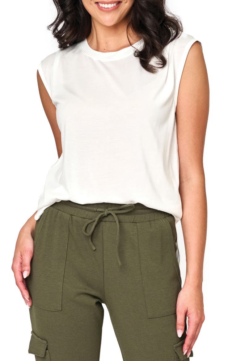 The Favorite Luxe Crewneck T-Shirt, Main, color, OFF WHITE