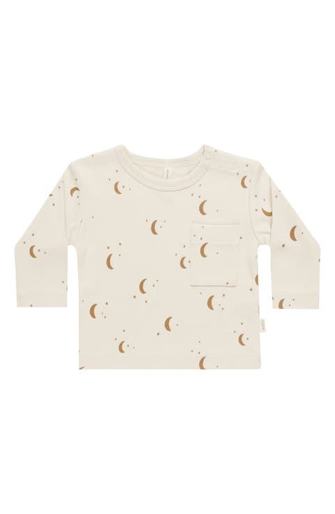 Long Sleeve Pocket Organic Cotton T-Shirt (Baby & Toddler)