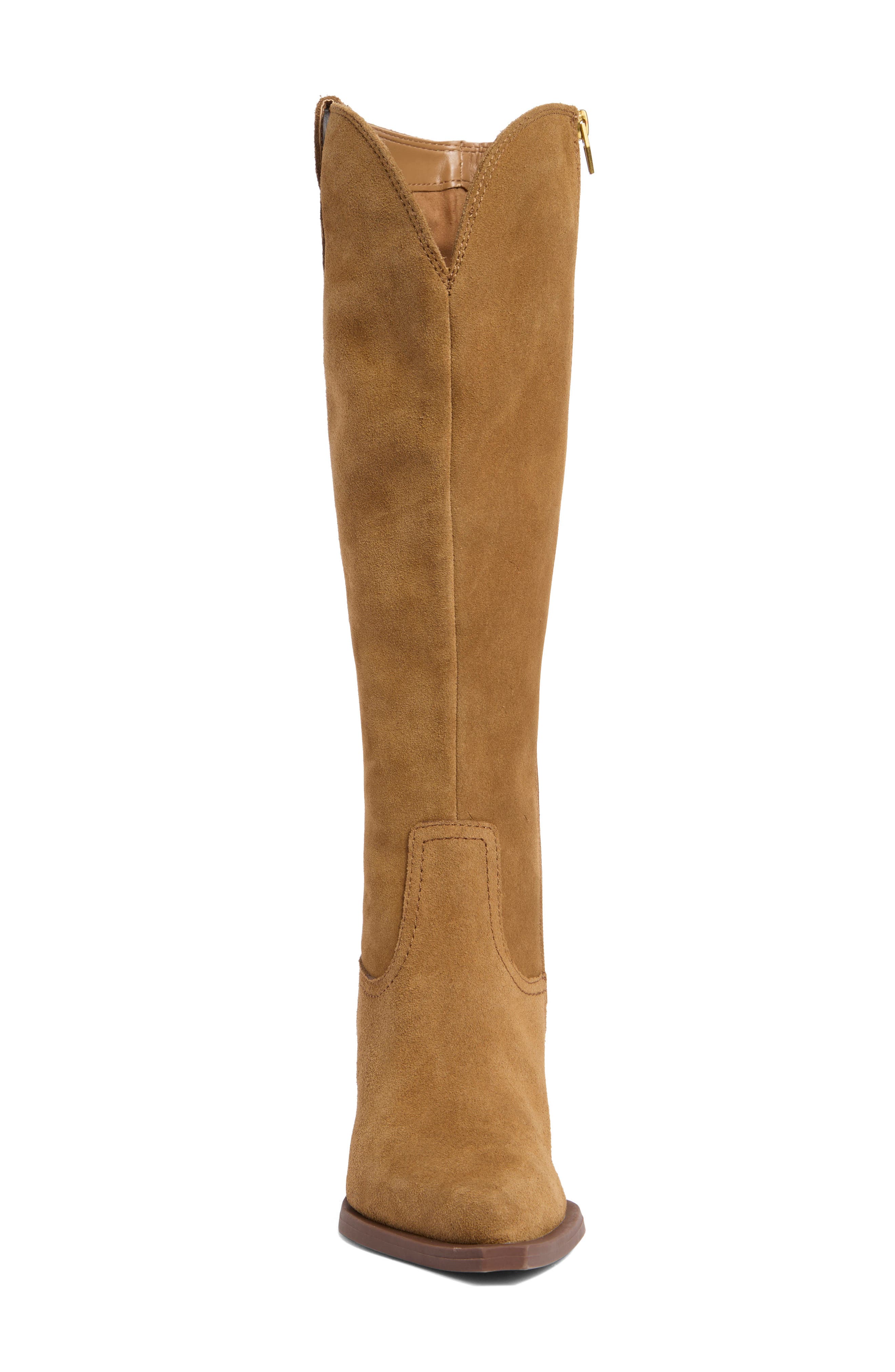 Dolce Vita Ratana Knee High Boot, Alternate, color, Light Brown Suede
