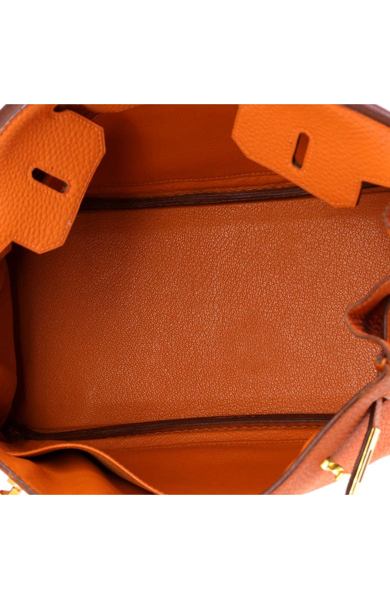 Pre-Owned Hermes Birkin Handbag Orange Togo with Gold Hardware 25, Alternate, color, Orange H