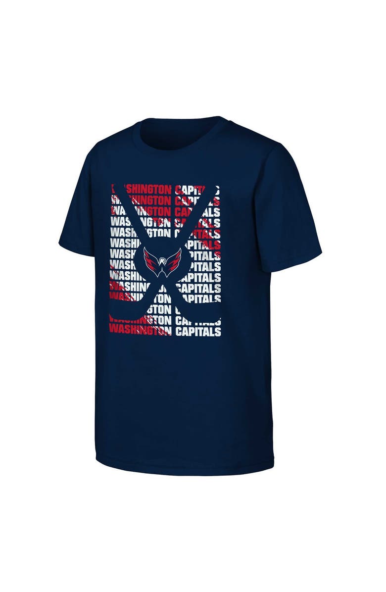 Outerstuff Youth Black Washington Capitals Box T-Shirt, Main, color, Black