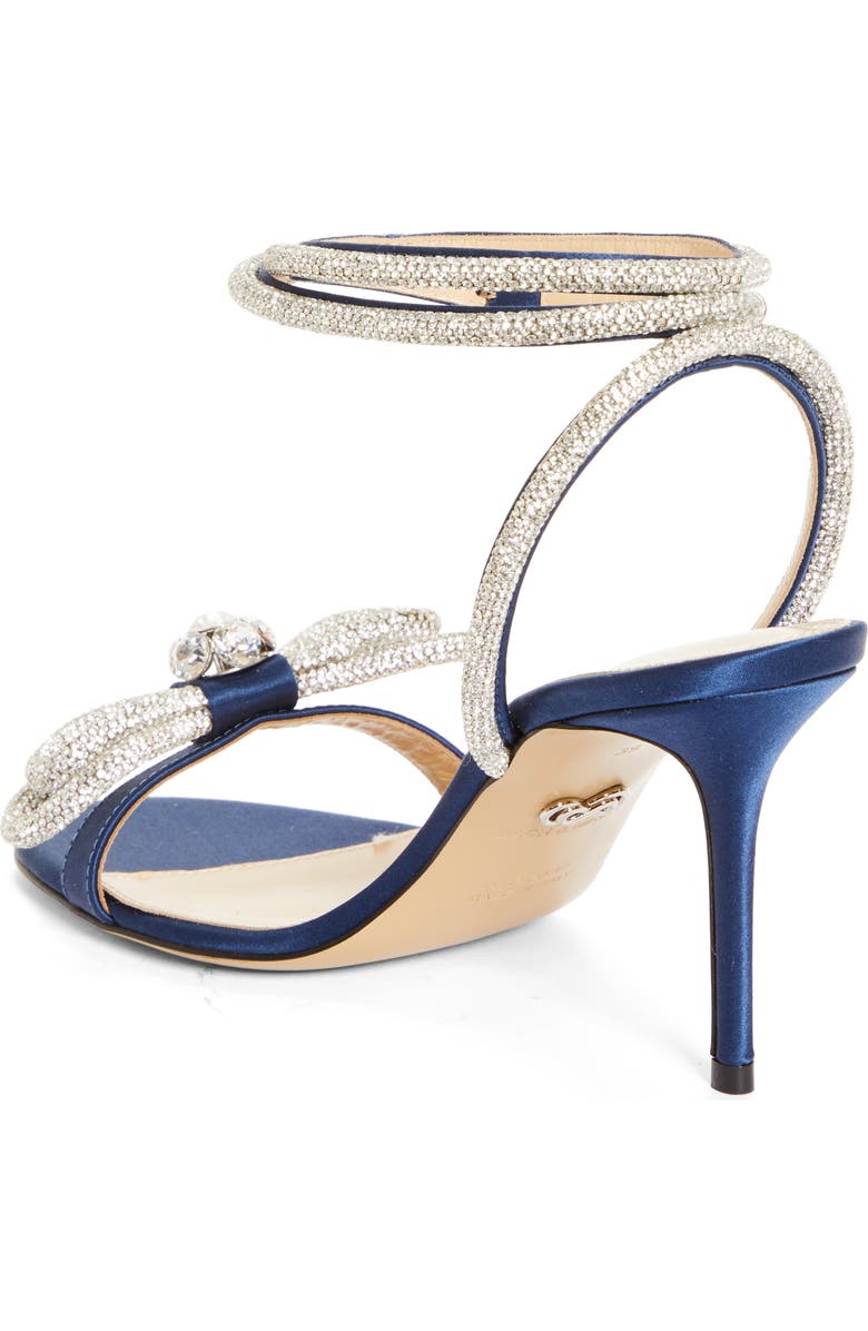 Mach & Mach Double Crystal Bow Sandal, Alternate, color,