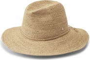 Helen Kaminski Desmonda Packable Raffia Crochet Fedora