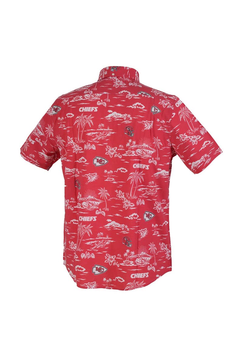 Men's Reyn Spooner Red Kansas City Chiefs Kekai Performance Button-Down Shirt, Alternate, color, Red