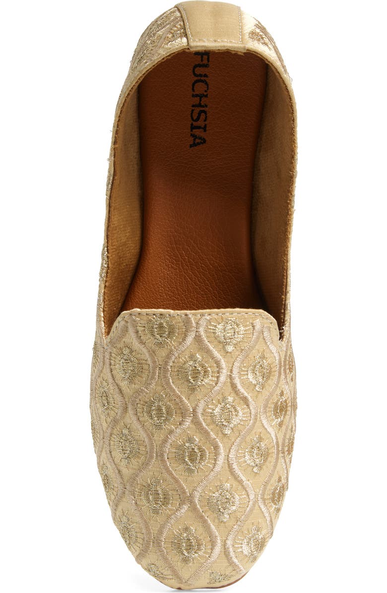 FUCHSIA Golden Meadow Harmony Embroidered Loafer, Alternate, color,