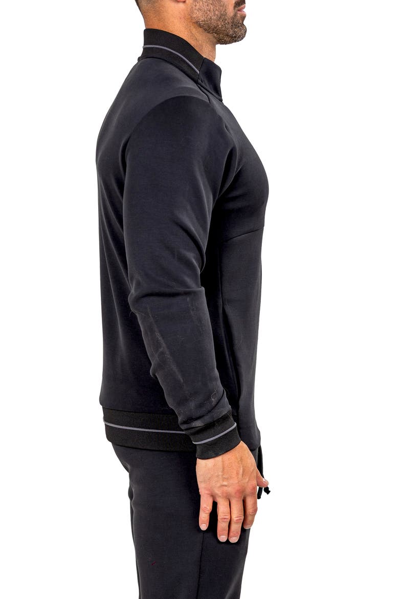Marthyr0005 Black Zip Sweatshirt, Alternate, color, BLACK