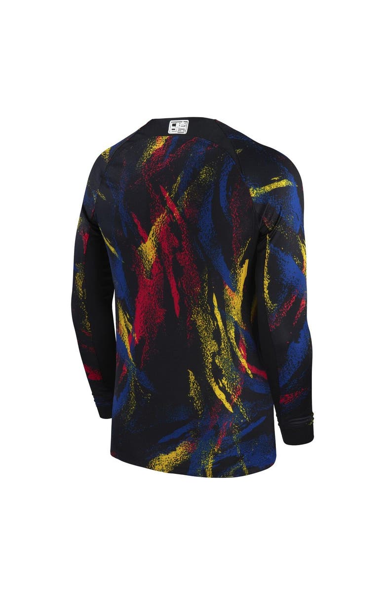 Nike Men's Nike Black South Korea National Team 2022/23 Away Breathe Stadium Replica Blank Long Sleeve Jersey, Alternate, color,