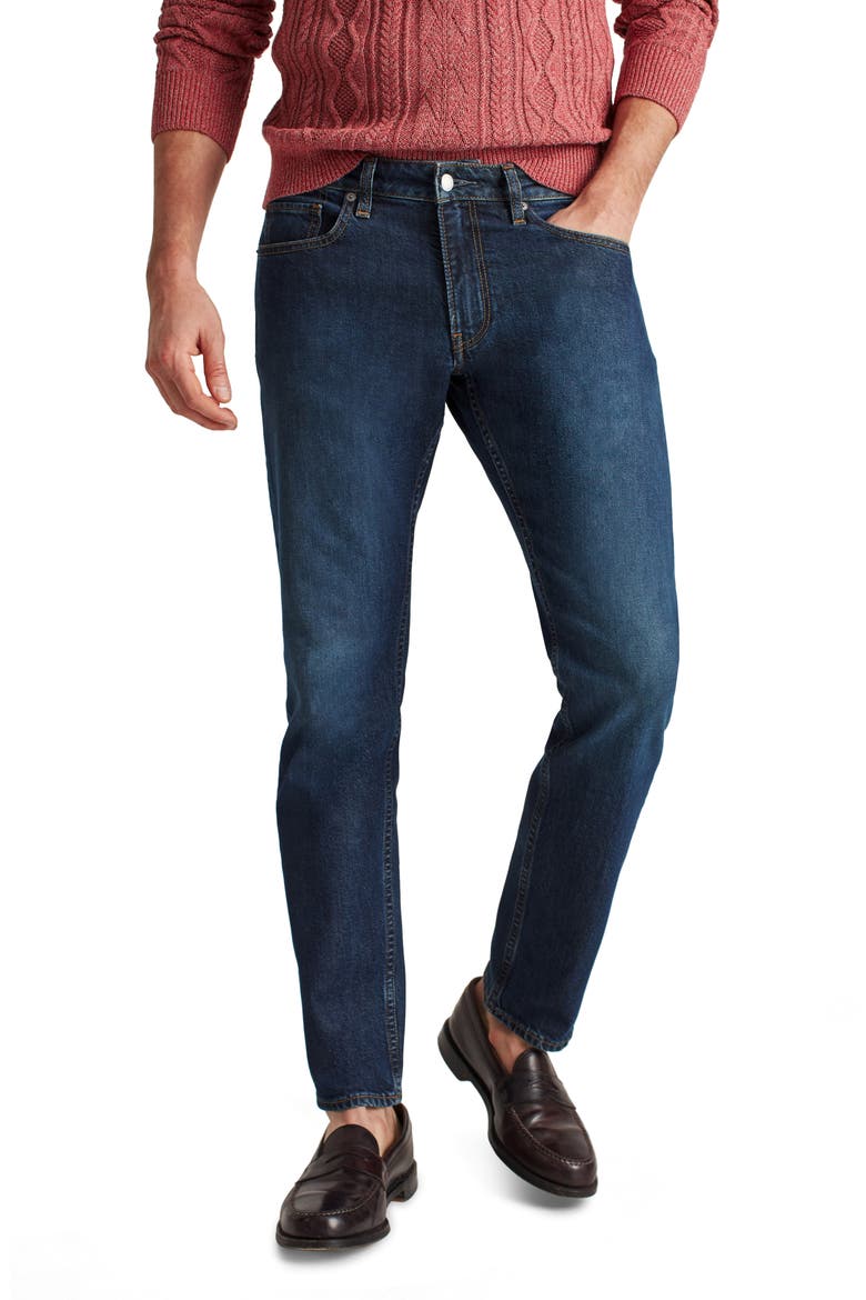 All Season Slim Fit Stretch Jeans, Main, color, SKIPPER DARK WASH