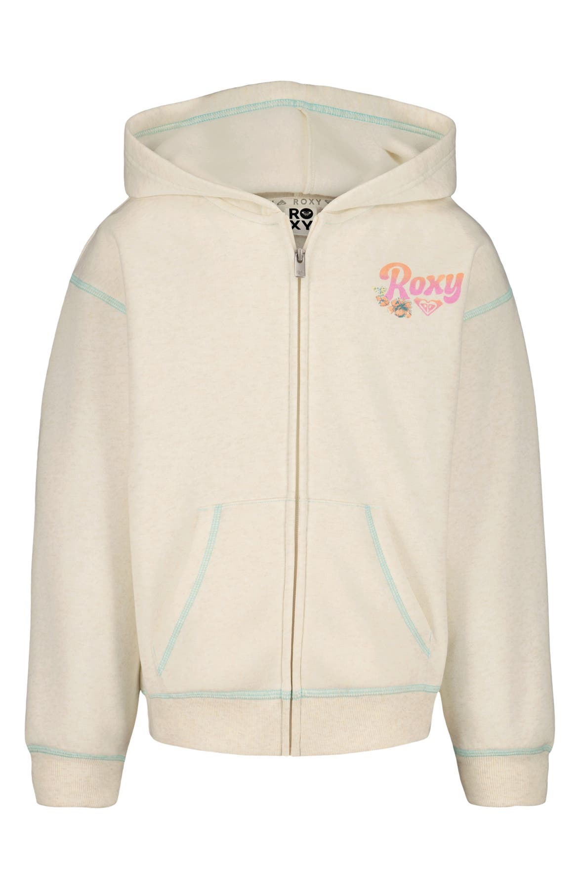 Roxy Kids' Coastal Cruiser Graphic Full Zip Hoodie