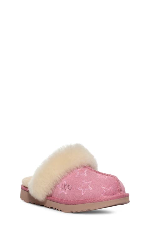 Kids' Cozy II Iridescent Stars Genuine Shearling Slipper (Little Kid & Big Kid)