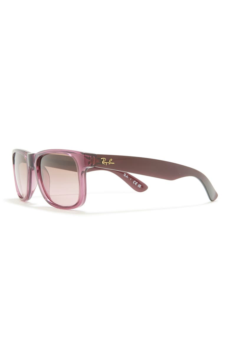 'Boyfriend' 51mm Sunglasses, Alternate, color, TRANSPARENT VIOLET