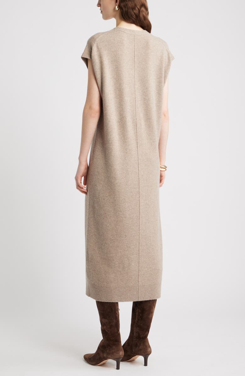 Nordstrom Wool & Cashmere Blend Shift Dress, Alternate, color, Beige Bliss