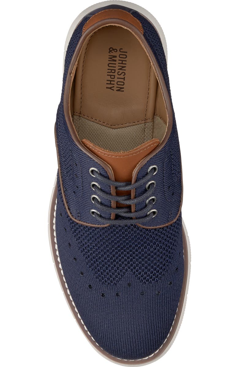 Johnston & Murphy Kids' Holden Knit Wingtip Derby, Alternate, color,
