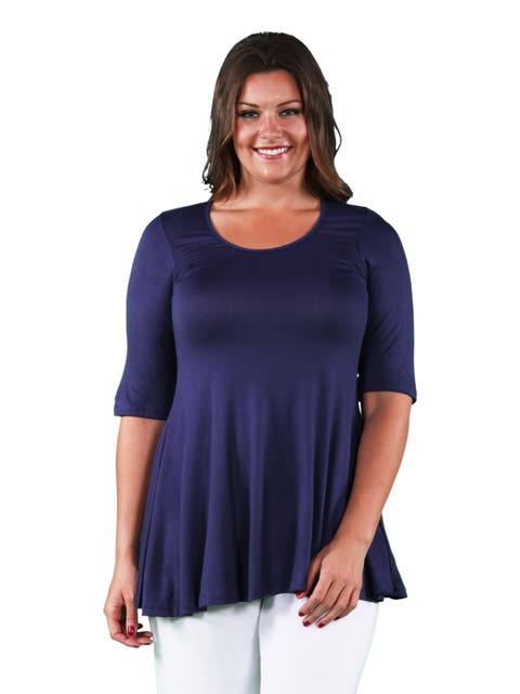 Elbow Swing Tunic Top