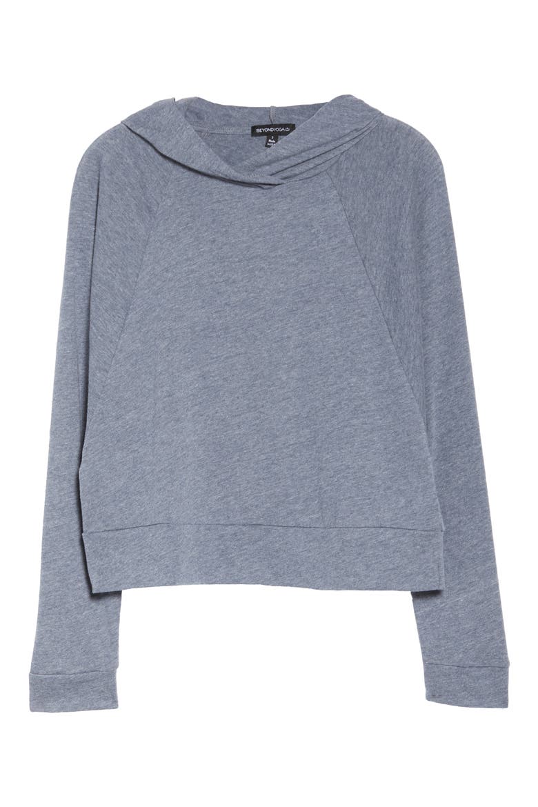 Never Been Hoodie, Alternate, color, NOCTURNAL NAVY HEATHER