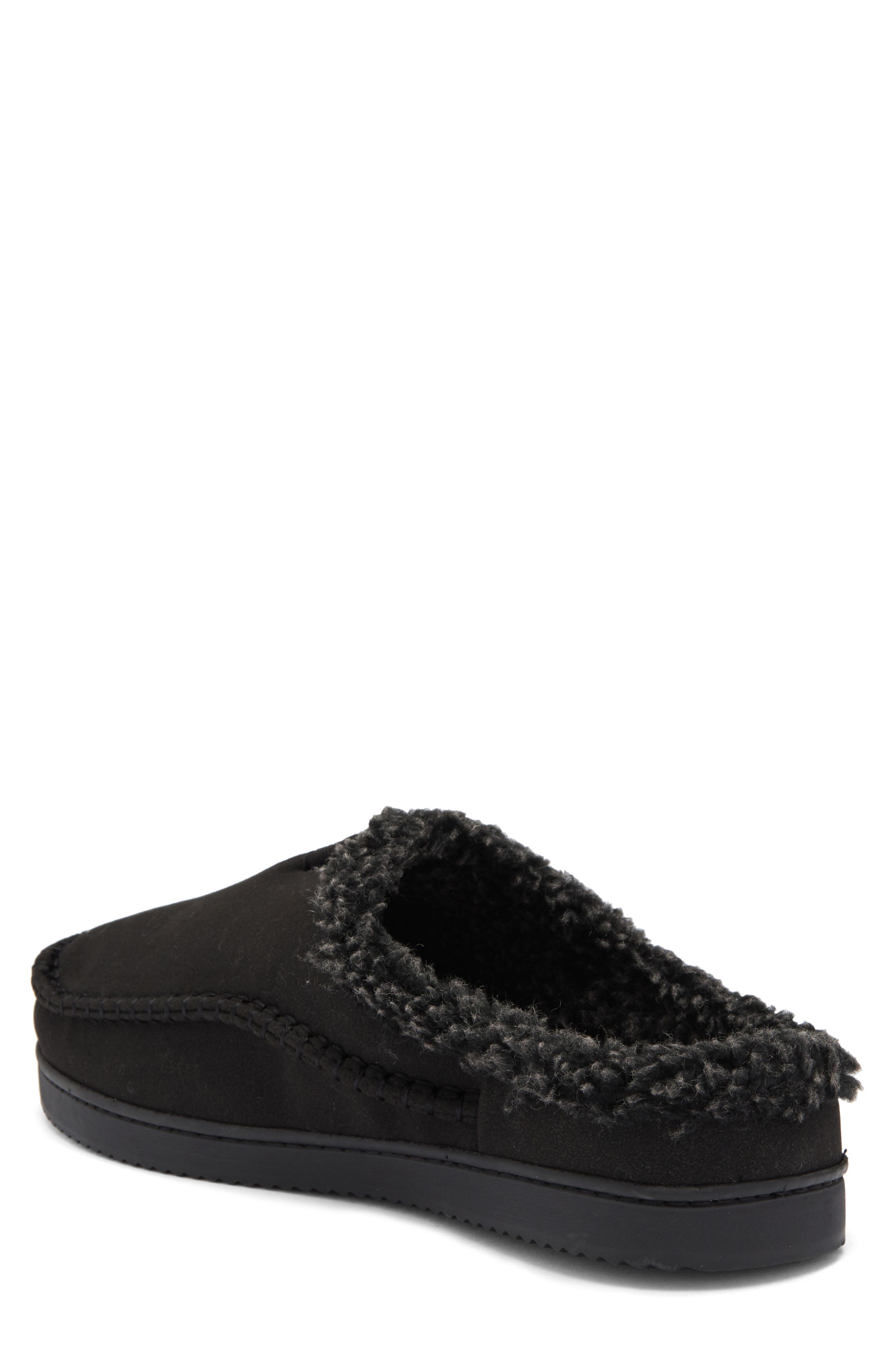 NORDSTROM RACK Jack Faux Shearling Lined Clog Slipper, Alternate, color, 