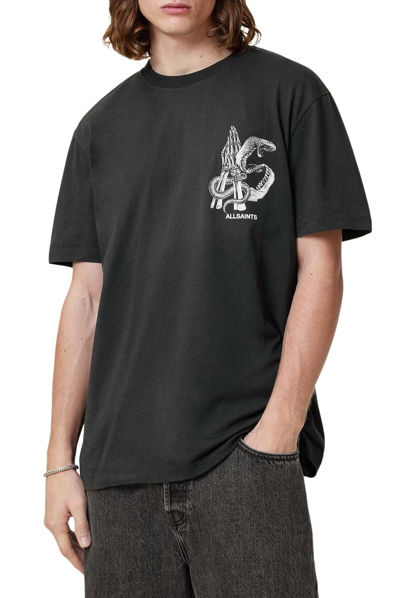 Asp Graphic T-Shirt, Main, color, WASHED BLACK