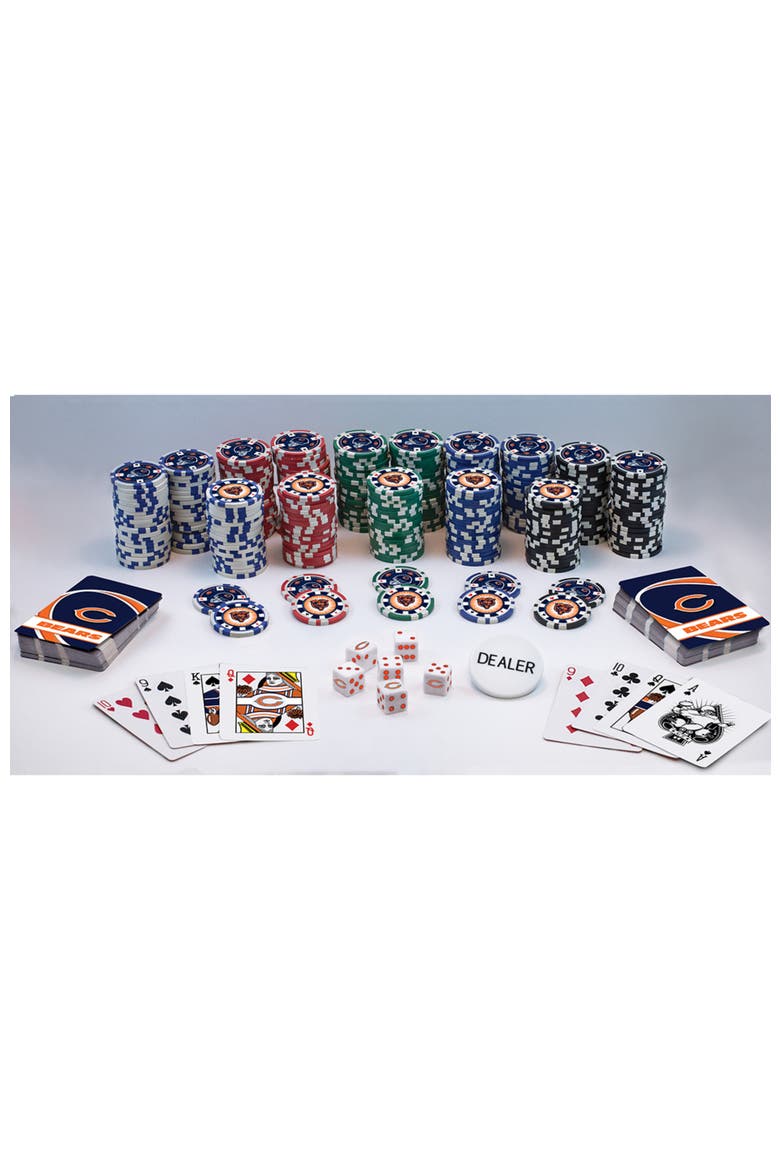 Chicago Bears 300 Piece Poker Set, Alternate, color, Multicolor
