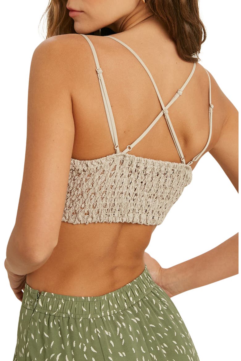 Double Strap Lace Bralette, Alternate, color, CHAMPAGNE
