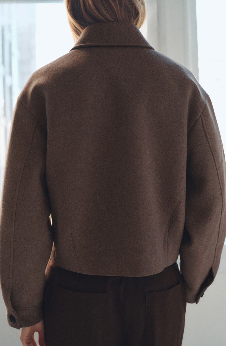 MANGO Crop Jacket, Alternate, color,