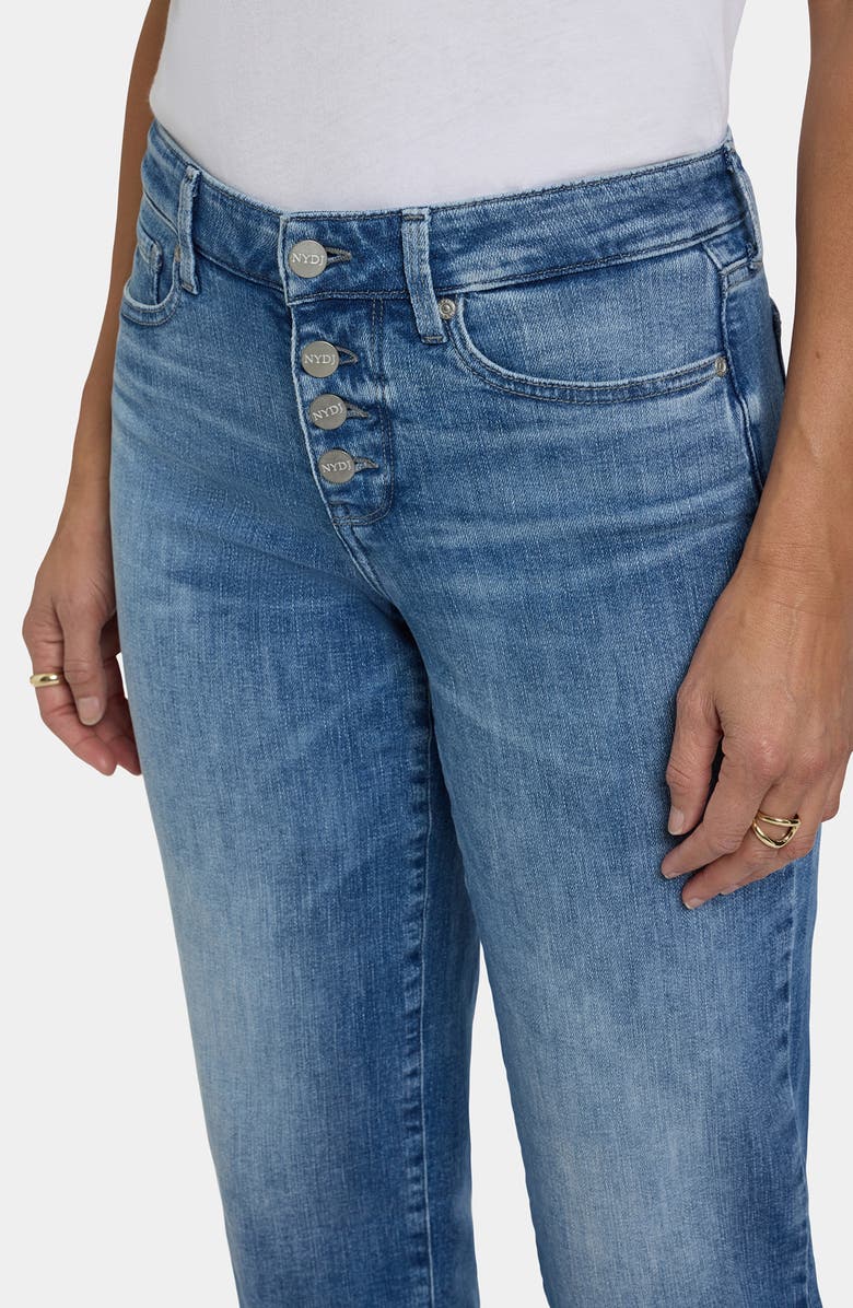 NYDJ Piper Button Fly Crop Straight Leg Jeans, Alternate, color,