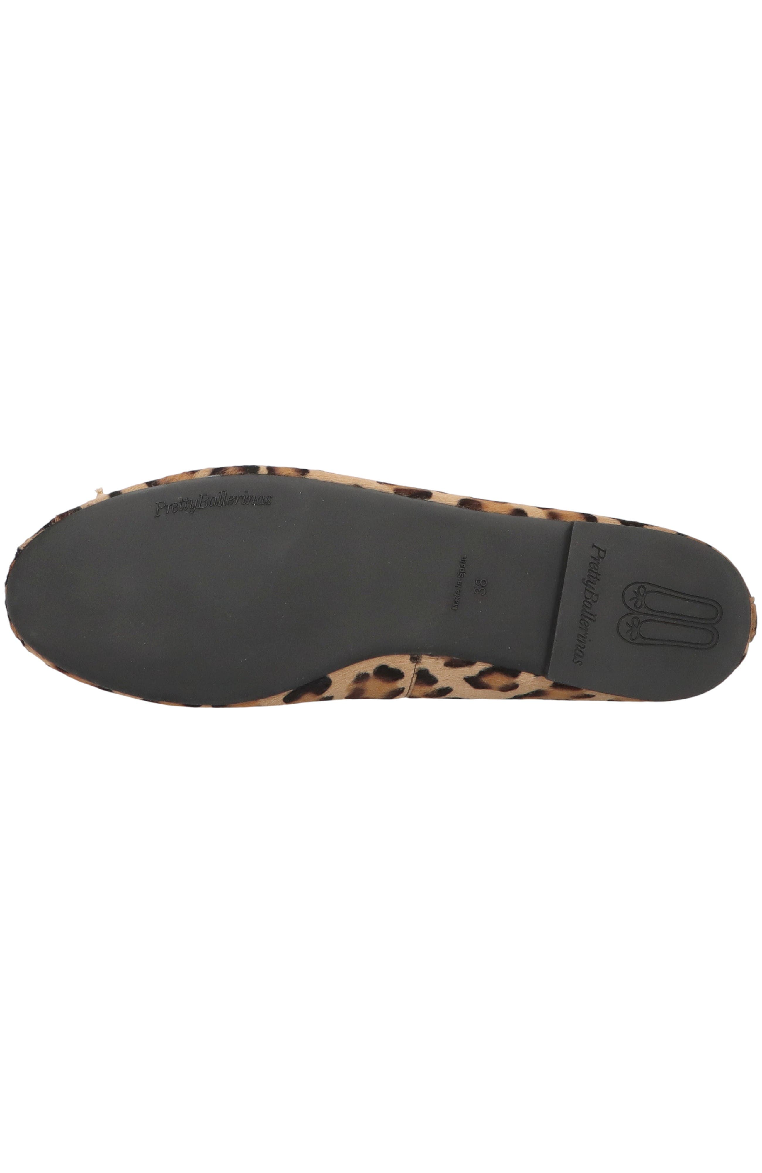 Round Toe Leopard Ballet Flat, Alternate, color, Beige