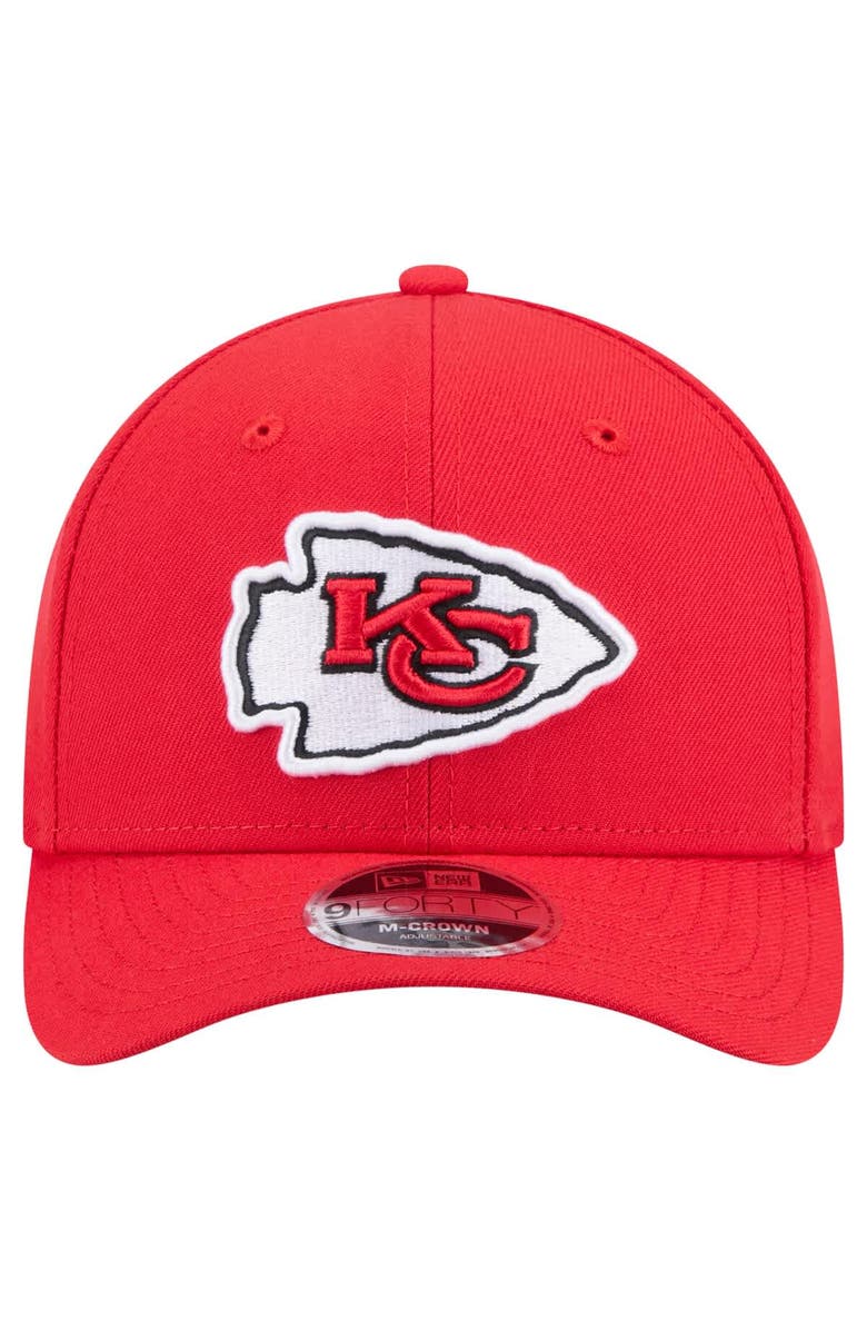 New Era Men's New Era Red Kansas City Chiefs Team Collection 9FORTY M-Crown Adjustable Hat, Alternate, color, Red