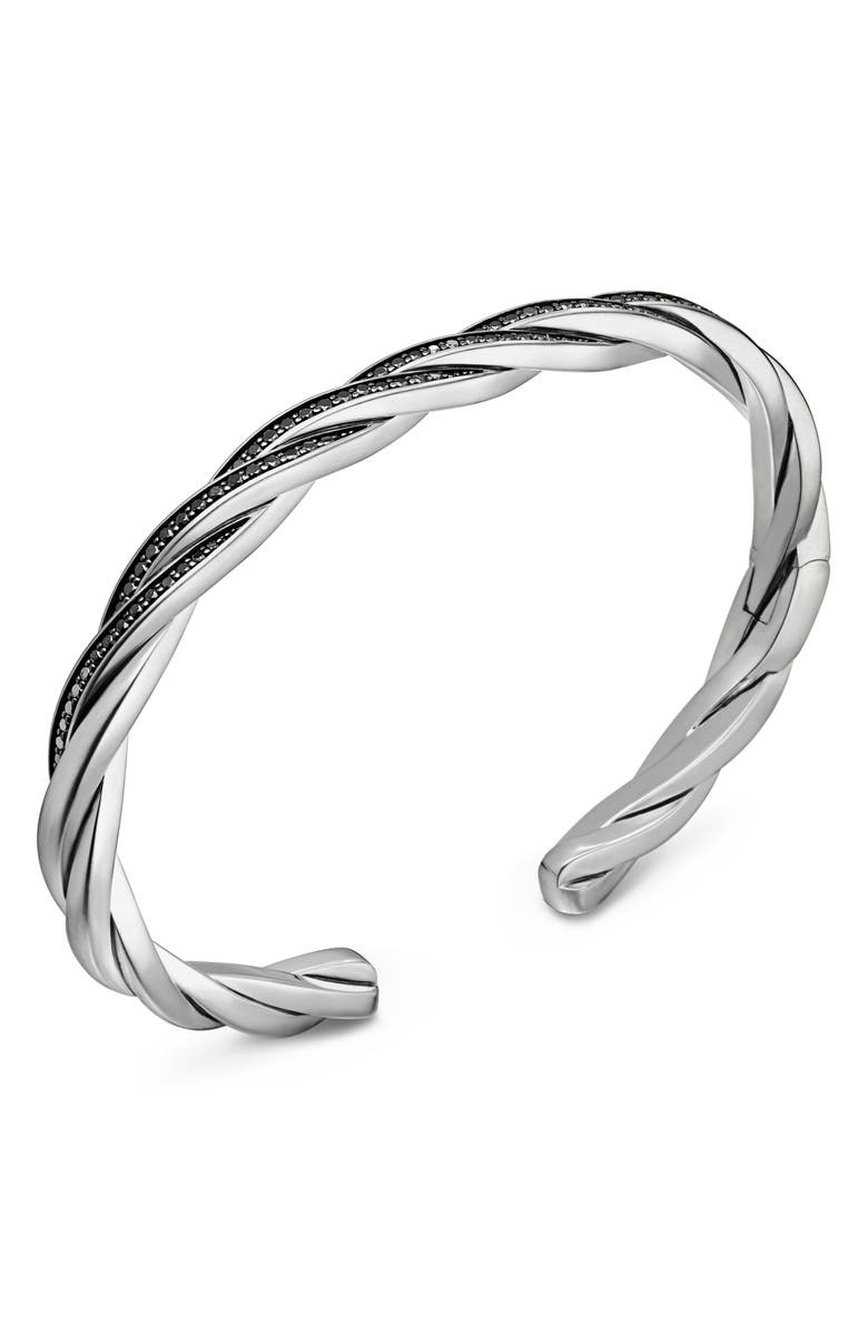 David Yurman Men's Twisted Cable Cuff Bracelet, Alternate, color, 