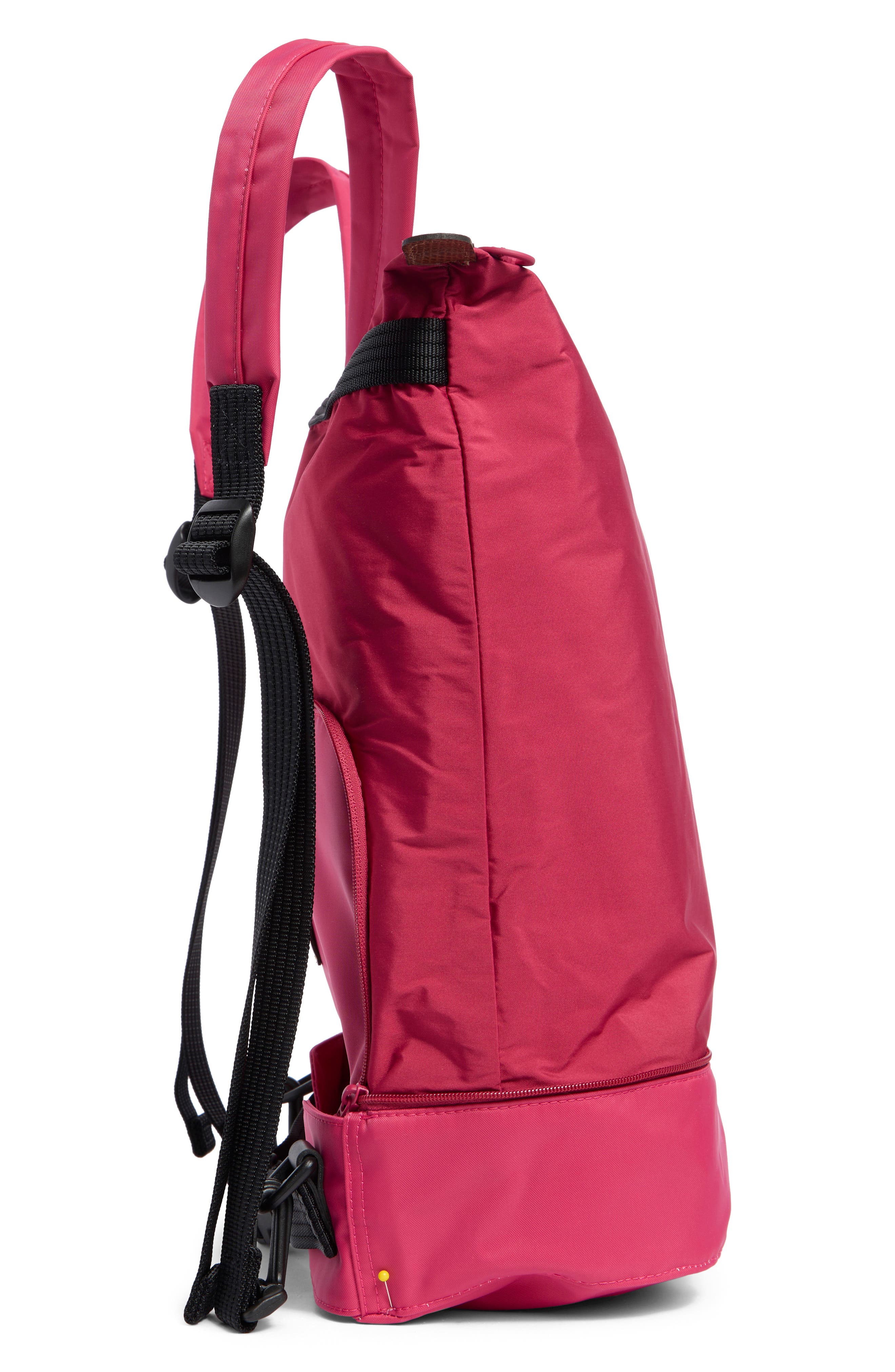 Longchamp x D'heygere Convertible Backpack, Alternate, color, Pink