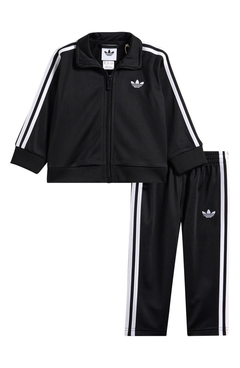 adidas Firebird Track Jacket & Pants Set, Main, color, Black