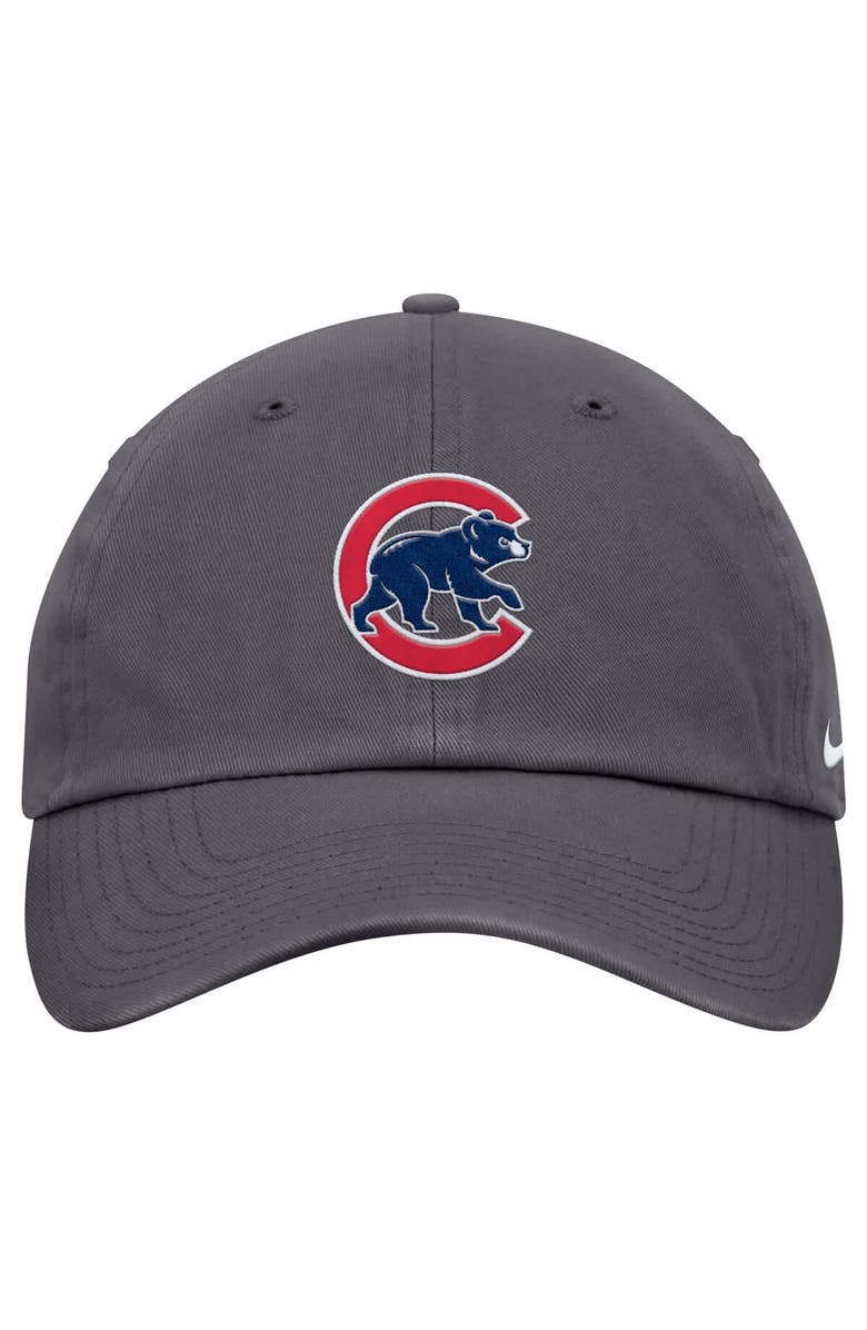 Nike Men's Nike Gray Chicago Cubs Club Adjustable Hat, Alternate, color,