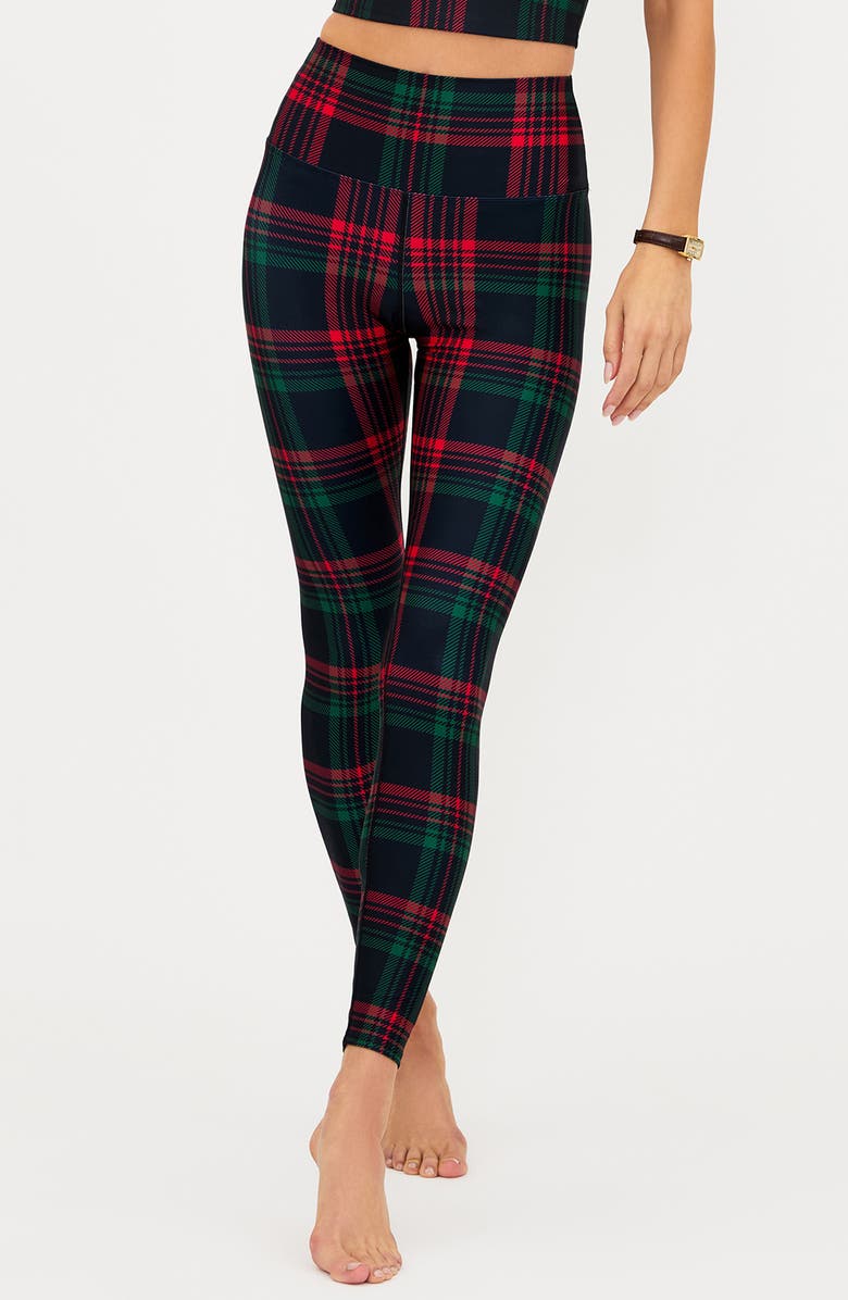 Beach Riot Piper Plaid Leggings, Main, color, Ribbon Plaid