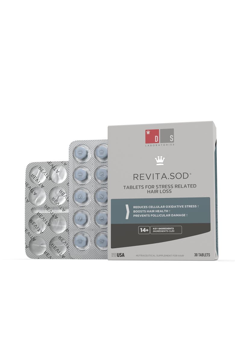 DS Laboratories Revita.SOD Tablets For Hair Growth Support + Antioxidant + Stress Relief, Alternate, color, NO COLOR