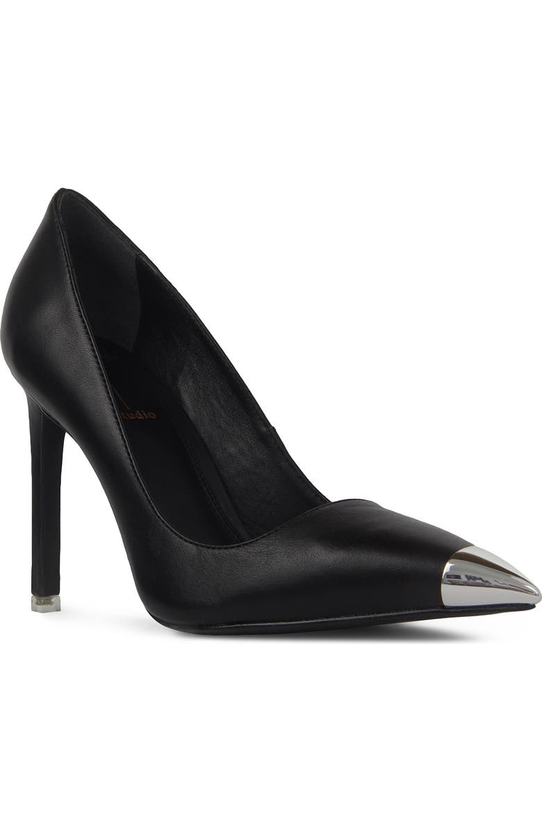 BLACK SUEDE STUDIO Tessa Pointed Toe Pump, Main, color,