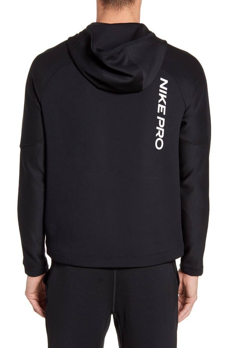 Nike Pro Dri-FIT Fleece Hoodie, Alternate, color,